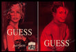 Guess Perfume Claudia Schiffer 1990s Print Advertisement Ad Front / Back 1991 Fetch-the-Paper