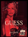 Guess Perfume Claudia Schiffer 1990s Print Advertisement Ad Front / Back 1991 Fetch-the-Paper