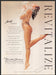 Hanes 1990s Magazine Print Advertisement 1998 Smooth Illusions Legs Revitalize Fetch-the-Paper