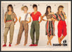 Hang Ten Bamboo Fashion 1980s Print Advertisement 1982 Legs Fetch-the-Paper