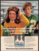 Head & Shoulders 1980s Print Advertisement 1981 Teen Football Player Cheerleader Head & Shoulders