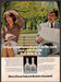 Head & Shoulders 1980s Print Advertisement 1982 Couple Park Bench Her Hair Fetch-the-Paper