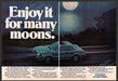 Honda Prelude 1980s Print Advertisement (2 pages) 1982 "Enjoy it for many moons" Honda