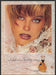 Houbigant Chantilly 1980s Print Advertisement 1984 Fragrance Model Bangs Fetch-the-Paper
