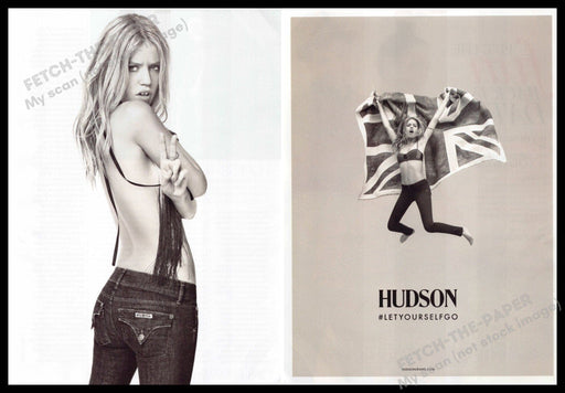 Hudson 2010s Print Advertisement (2 pages) 2013 Georgia May Jagger Hudson