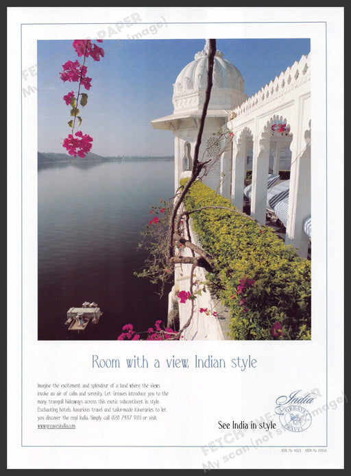 India Travel Promo  2000s Magazine Print Advertisement 2005 Greaves India India