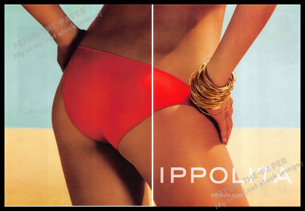 Ippolita Jewelry 2010s Print Advertisement (2 page) 2012 Legs Behind Sexy Ippolita