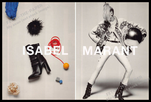 Isabel Marant 2010s Print Advertisement (2 page) 2015 Cara Delvingne Long Legs Isabel Marant