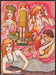 Isador Seltzer Artist 1980s Magazine Illustration 1985 Woman Dieting Struggle Fetch-the-Paper