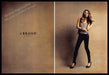 J Brand 2010s Print Advertisement (2 page) 2010 Legs Jeans Heels Teen J Brand