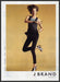 J Brand Jeans 2000s Print Advertisement 2009 Legs Kicking Back Fetch-the-Paper