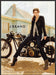 J Brand Jeans Clothing 2000s Print Advertisement Ad 2008 Legs Motorcycle Fetch the Paper!