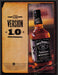 Jack Daniel's Whiskey 2000s Print Advertisement 2001 "Still version 1.0" Fetch-the-Paper