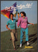Jantzen Clothing 1980s Print Advertisement 1984 Couple Flying a Kite Fetch-the-Paper