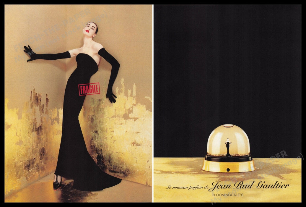 Jean Paul Gaultier 2000s Print Advertisement (2 pgs) 2017 Fetch the Paper!