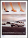 Jeep Liberty 2000s Print Advertisement 2005 Legs Bare Foot to Shoe Fetch-the-Paper