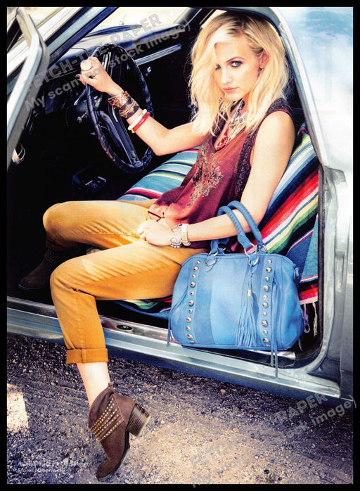Jessica Simpson Fashion 2010s Print Advertisement 2013 Ashlee Simpson Car Jessica Simpson