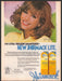 Jhirmack Lite Hair 1980s Print Advertisement 1986 Victoria Principal Fetch-the-Paper