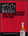 Jim Beam Whiskey 2000s Print Advertisement 2001 Wedding Groomsmen Fetch-the-Paper
