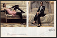 Jitrois Shoes Designer 2000s Print Advertisement (2 Page) 2003 Legs Fetch-the-Paper