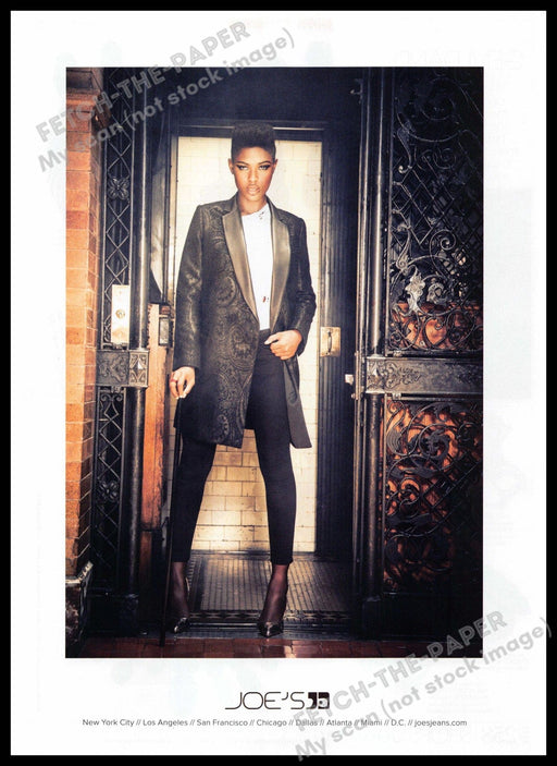 Joe's Fashion 2010s Print Advertisement 2013 Elevator Legs Old Timey Joe's