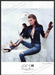 Joe's Jeans 2010s Print Advertisement 2012 Legs Skinny Model Sitting Marble Sink Fetch-the-Paper