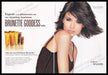 John Frieda 2000s Print Advertisement Ad (2 pages) 2004 Hair Brilliant Brunette Fetch the Paper!