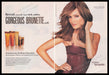 John Frieda Brilliant Brunette 2000s Print Advertisement Ad (2 pages) 2004 Hair Fetch the Paper!