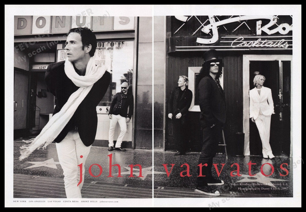 John Varvatos 2000s Print Advertisement (2 pgs) 2007 Fetch the Paper!