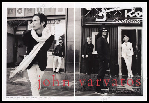 John Varvatos 2000s Print Advertisement (2 pgs) 2007 Fetch the Paper!