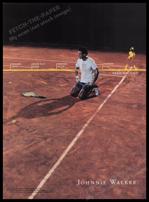 Johnnie Walker 2000s Print Advertisement Ad 2005 Fetch the Paper!