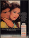 Johnson's Baby Powder 1980s Print Advertisement 1981 "Silkiness if for him" Fetch-the-Paper