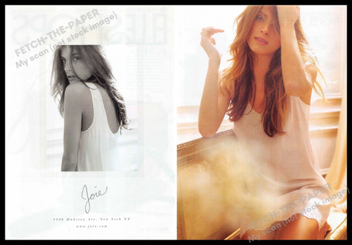 Joie 2010s Print Advertisement (2 page) 2012 Sexy Nightgown Brunette Joie