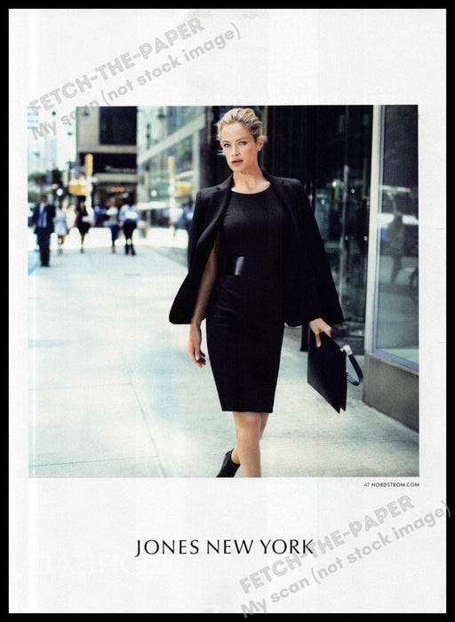 Jones New York 2010s Magazine Print Ad 2013 Carolyn Murphy Legs Working Woman Jones New York