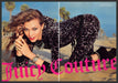 Juicy Couture Karlie Kloss 2010s Print Ad (2 page) 2012 Legs Beach Sand Fetch-the-Paper