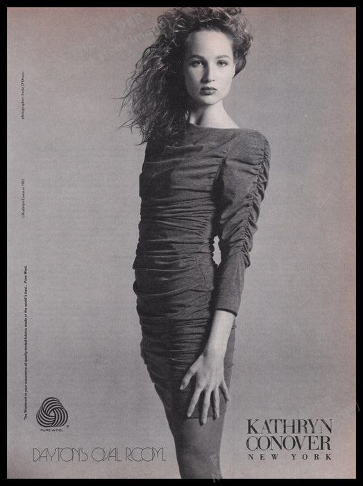 Kathryn Conover New York 1980s Print Advertisement Ad 1987 Fetch the Paper!