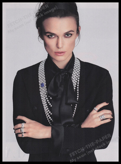 Keira Knightly 2000s Print Advertisement Ad 2017 Fetch the Paper!