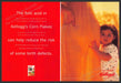 Kellogg's 1990s Magazine Print Advertisement (2 pages) 1998 Pregnant Mom & Girl Kellogg's