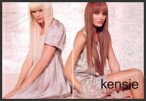 Kensie Fashion 2000s Print Advertisement (2 page) 2007 Legs Women Bangs Fetch-the-Paper