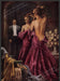 Kinuko Craft Artist 1980s Magazine Illustration 1981 Undressing Gown Mirror Fetch-the-Paper