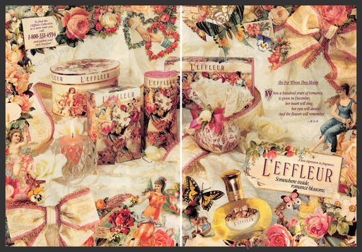 L'effleur 1990s Print Advertisement 1990 "Somewhere inside..." (Not the product) L'effleur