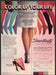 L'eggs Sheer Variety 1980s Print Advertisement 1984 Legs "Color up your life" L'eggs