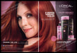 L'Oreal 2010s Print Advertisement (2 pages) 2013 Julianne Moore Actress Redhead L'Oreal