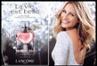Lancome La vie est belle 2010s Print Ad (2 pg) 2013 Julia (Not the Product) Lancome