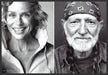 Lauren Hutton & Willie Nelson for Gap Magazine Photo 2002 Fetch-the-Paper