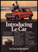 Le Car by Renault 1970s Print Advertisement 1977 Introducing Couple on Beach Renault Le Car