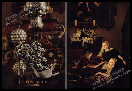 Leon Max 2010s Print Ad (2 page) 2013 Kelly Kopen and Anastasia B Leon Max