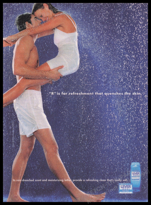 Lever 2000 2000s Print Advertisement Ad 2017 Fetch the Paper!