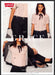 Levi's Grace 2010s Print Advertisement 2012 Bootcut Model Quadrant Fetch-the-Paper
