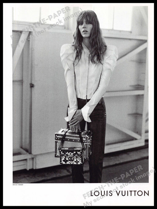 Louis Vuitton 2010s Magazine Print Ad 2015 Freja Beha Erichsen by Bruce Weber Louis Vuitton